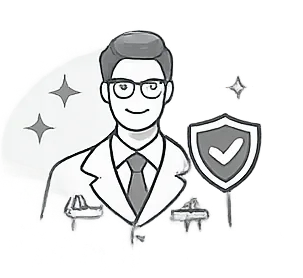 Ortodontiska experter ikon för klinisk granskning